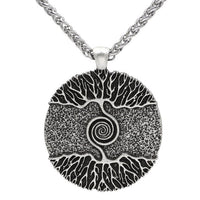 Thumbnail for World tree double-sided pendant