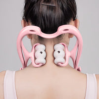 Thumbnail for Neck Massager For Pain Relief Deep Tissue 360 Degree Neck Roller With 96 Pressure Point Neckbud Massage Roller For Neck Shoulder Waist Leg Foot Handheld Relaxer Tool