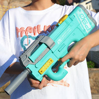 Thumbnail for New P90 Electric Water Gun High-Tech Kids Toys Outdoor Beach Pool Large Capacity Summer Gel Blasting Water Gun For Adults